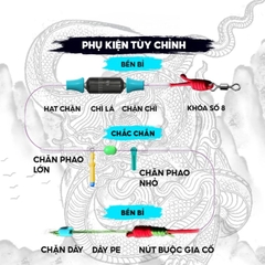 Dây Trục Săn Hàng Ngư Điếu DC-23 RICE FISHING chuyên câu hố đấu săn trắm lớn