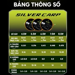 Trục câu đài V5 Silver Carp DC-22 Rice Fishing không nút thắt chuyên câu cá lớn