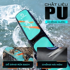 Túi Đựng Cần Câu Cá TC-19, bao đựng cần câu và phụ kiện dạng cứng Rice Fishing