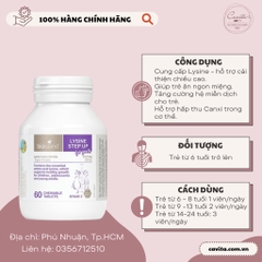 [BIOISLAND] Viên tăng chiều cao Lysine Step Up for Youth 60 viên
