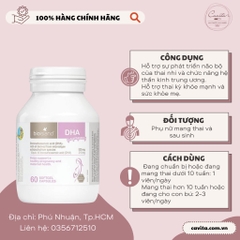 [BIOISLAND] Viên bổ sung DHA cho mẹ bầu, sau sinh 60 viên