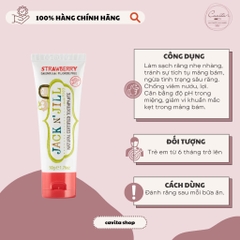 [JACK N' JILL] Kem đánh răng cho bé 50g - Natural Certified Toothpaste