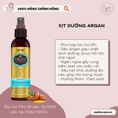 [HASK] Xịt dưỡng tóc Argan Oil & Keratin Protein
