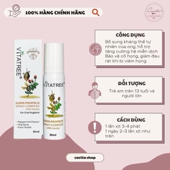 [VITATREE] Xịt họng keo ong 30ml