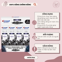 [CREST] Kem đánh răng Crest Carcoal Deep Clean than hoạt tính