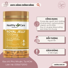 [HEALTHY CARE] Viên sữa ong chúa Royal Jelly 1000 365 viên