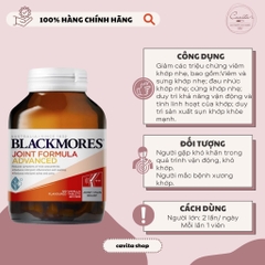 [BLACKMORES] Viên uống bổ khớp Joint Formula Advanced 120 viên