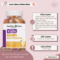 [HEALTHY CARE] Kẹo vitamin tổng hợp Gummy Multivitamins 250 viên