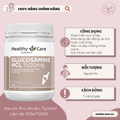 [HEALTHY CARE] Viên uống bổ khớp Glucosamine 400 viên