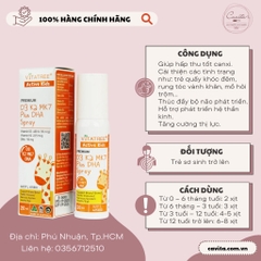 [VITATREE] Xịt bổ sung D3 K2MK7 + DHA 20ml