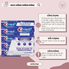 [CREST] Kem đánh răng Crest 3D WHITE ULTRA