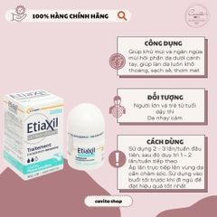 Lăn khử mùi Etiaxil giúp khử mùi hôi dưới cánh tay cho da nhạy cảm chai 15ml