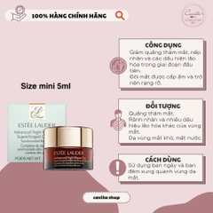[ESTEE LAUDER] Kem Dưỡng Mắt Estee Lauder Dạng Gel Giảm Quầng Thâm mini 5ml