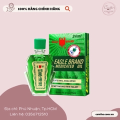 Dầu gió xanh con ó Eagle Singapore 24ml
