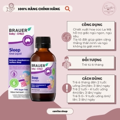 [BRAUER] Siro hỗ trợ bé ngủ ngon 100ml - Baby & Child Sleep
