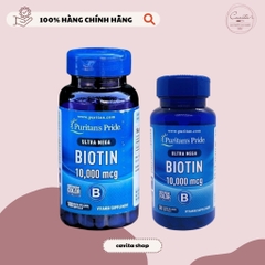 [PURITAN'S PRIDE] Viên uống hỗ trợ mọc tóc, giảm rụng tóc Biotin 10.000mcg