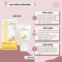 [BIOGAIA] Men vi sinh bổ sung lợi khuẩn cho đường tiêu hóa 5ml dạng tuýp