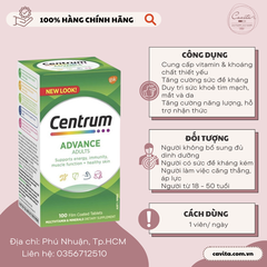[CENTRUM] Vitamin tổng hợp