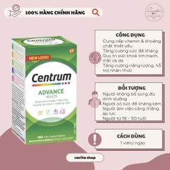 [CENTRUM] Vitamin tổng hợp