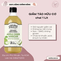 [BARNES] Giấm táo hữu cơ Apple Cider Vinegar