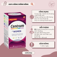 [CENTRUM] Vitamin tổng hợp