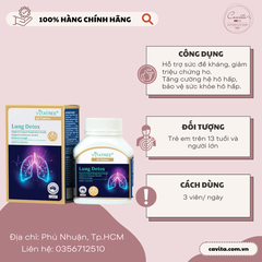[VITATREE] Viên uống Thải độc phổi Lung Detox 60 viên