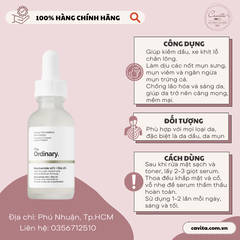 [THE ORDINARY] Tinh chất trị mụn, se khít lỗ chân lông The Ordinary Niacinamide 10% + Zinc 1% 30ml