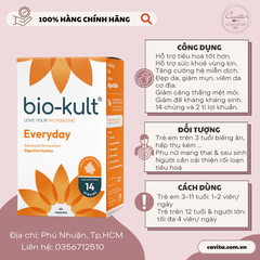 [BIO-KULT] Men vi sinh 14 chủng lợi khuẩn 60 viên