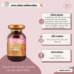 [SPRINGLEAF] Viên uống bổ sung Collagen 6 trong 1 90 viên