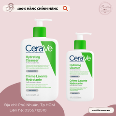 [CERAVE] Sữa rửa mặt CeraVe cho Da Thường đến Da Khô Hydrating Cleanser