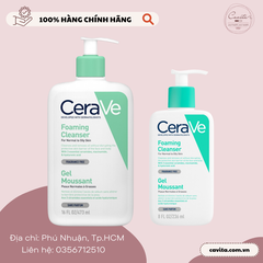 [CERAVE] Sữa rửa mặt CeraVe cho Da Thường đến Da Dầu Foaming Cleanser