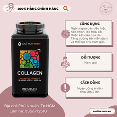 [YOUTHEORY] Viên uống Collagen dành cho Nam 390 viên