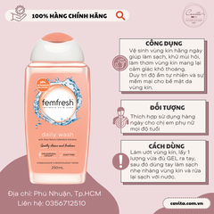 [FEMFRESH] Dung dịch vệ sinh phụ nữ
