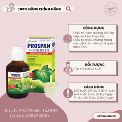 [PROSPAN] Siro ho Prospan Chesty Cough Children's (Ivy Leaf) 100ml