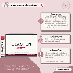 [ELASTEN] Collagen dạng nước - Hộp 28 ống x 25ml