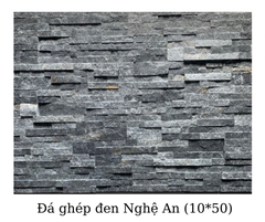ĐÁ GHÉP ĐEN NGHỆ AN 10x50