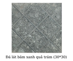 Đá lát băm xanh quả trám (30x30)