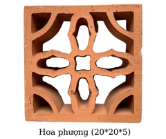 Gạch hoa phượng 20x20x5