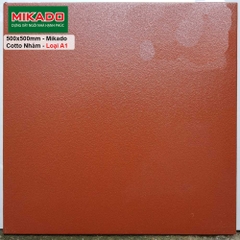 Gạch lát 60x60 màu đỏ tráng men Mikado