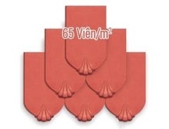 Ngói con sò 250 Gốm Đất Việt