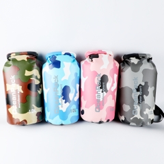 Túi chống nước kiểu dáng ngụy trang chất lượng cao Túi khô đựng đồ chống nước đeo vai dùng cho bơi lội, tắm biển... Chính hãng