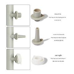 Máy bơm hơi tích điện mini cầm tay di động kiêm đèn chiếu sáng cho nệm hơi, Bể bơi, phao nổi, giường hơi đa năng