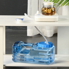 Bình Nước Trong Suốt 5L/7L/10L/15L/20L/24L Can Đựng Nước Cắm Trại Dã Ngoại Kèm Vòi Dự Phòng + Nắp Đậy + Ống Nối Dài + Cọ Bình