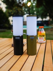 Đèn trang trí dây đèn di động dài 15 mét với đèn LED, dùng để trang trí lều cắm trại làm sáng không gian ngoài trời