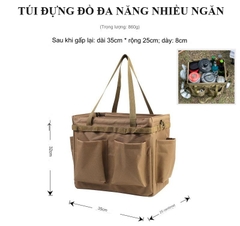 Túi Đựng Đồ Camping, Túi Dã Ngoại, Du Lịch, vải oxford 600D chống thấm nước cao cấp