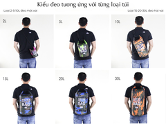 Túi Chống Nước, Túi Đựng Đồ Chống Nước Đi Bơi – Túi Khô Du Lịch Đi Biển, Nhỏ Gọn, Nhiều Màu Sắc