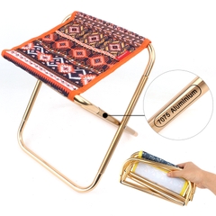 Ghế xếp mini gấp gọn phong cách dân tộc ngoài trời có túi đựng CLS CX-M