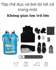 Ba lô chống nước SINOTOP 30 lít dành cho nam và nữ ngoài trời lướt sóng và đi bè, đi biển, đi bơi