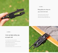 Kẹp cố định cho mái che ngoài trời, phụ kiện nhựa gia cố cho kẹp gió, kẹp cỡ lớn cho mái che lều cắm trại dã ngoại
