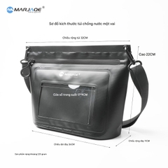 Túi Clutch M1 chống nước túi xách màn hình cảm ứng du lịch ngoài trời túi khóa kéo chống thấm nước